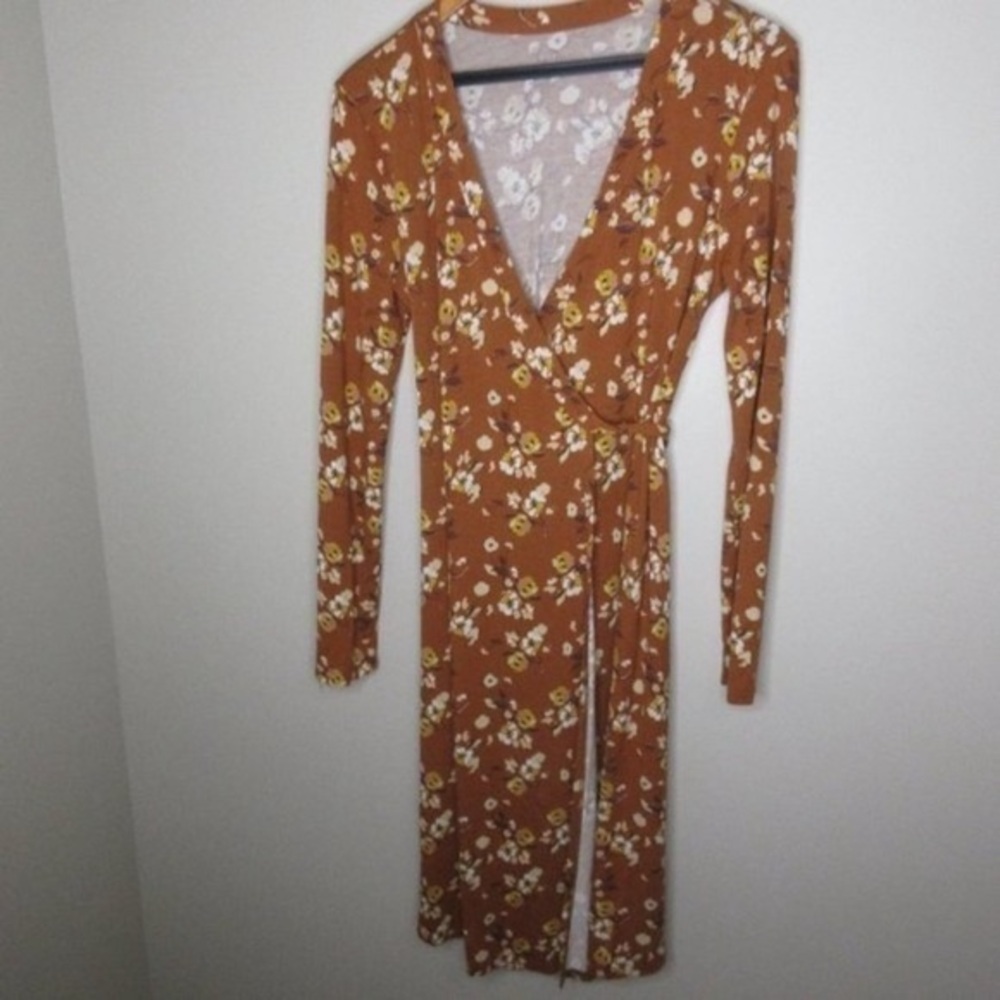 Garnet Hill wrap dress Sz S